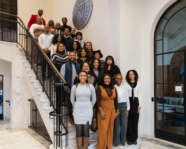MLK scholars and alumni at annual breakfast